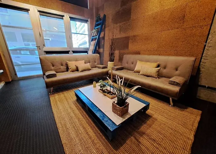 Vibescoruna - Loft Industrial Comercio アパート